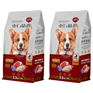 Oriental Fine Selection 東方精選 機能性狗食, 鄉村澳雞 + 羊, 1.5kg, 2袋