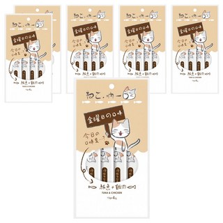 Neko 吶一口 全齡貓 貓肉泥, 鮪魚 + 雞肉, 60g, 6袋