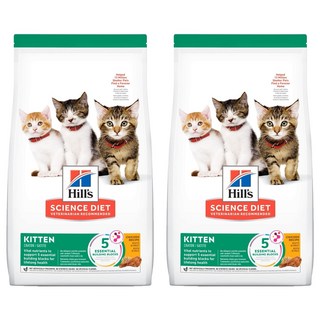 Hill's 希爾思 SCIENCE DIET 幼貓乾飼料, 雞肉, 1.58kg, 2袋