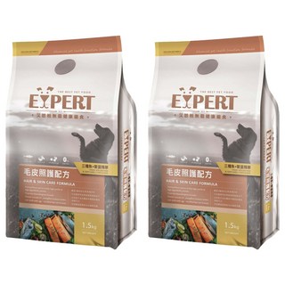 福壽實業 EXPERT 艾思柏 無穀犬食 毛皮照護, 三種魚 + 鱉蛋精華, 1.5kg, 2袋