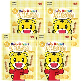 KYODA 京田製菓 巧虎兒童高鈣餅乾 12+月, 起司, 65g, 4包