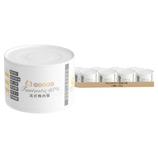 BEyONDPET 超越汪喵 全齡貓 鮮肉主食罐, 法式鴨肉餐, 165g, 12罐