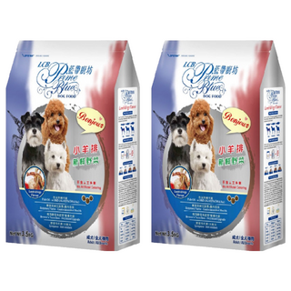 LCB 藍帶廚坊 成犬/全犬種用 乾飼料 3.5kg, 小羊排 + 新鮮野菜, 2袋