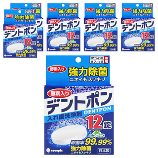 novopin 基陽 假牙清潔錠 酵素 未滅菌, 12錠, 6盒