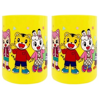 巧虎 PP牙刷杯, 黃, 2個