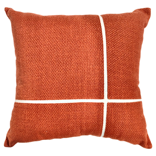 Mexsmon 美思夢 線條抱枕, 橘紅