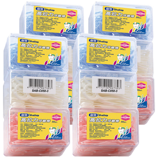 Shallop 刷樂 高拉力牙線棒 SAB-C050-3, 150支, 4盒