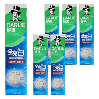 DARLIE 好來 全亮白牙膏 牙齦護理 SWA亮白技術, 140g, 6條