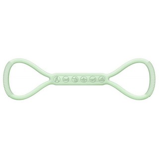 KING KONG 8字開背拉伸拉力帶 進階版彈力帶 35磅, 1個, 綠色