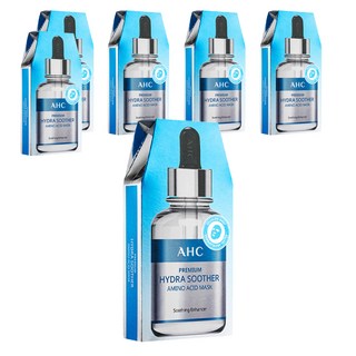 AHC 玻尿酸氨基酸保濕面膜, 5片, 6盒