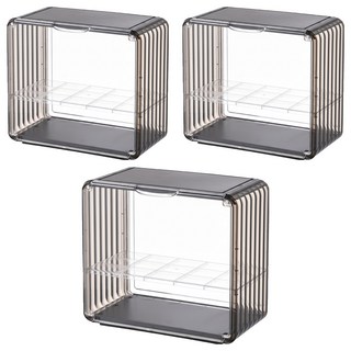 FAmILyLIFE 生活 包包公仔雙層磁吸門展示盒, 3個