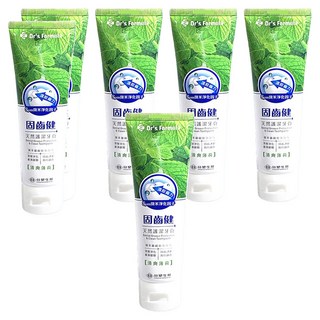 台塑生醫 Dr's Formula 固齒健 天然護潔牙膏 清爽薄荷, 110g, 6條