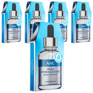 AHC 玻尿酸氨基酸保濕面膜, 5片, 5盒
