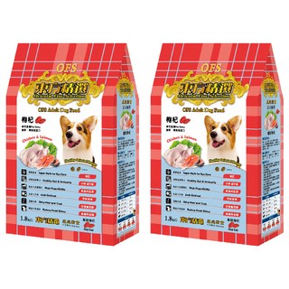 Oriental Fine Selection 東方精選 成犬狗食, 雞鮭枸杞, 1.8kg, 2袋