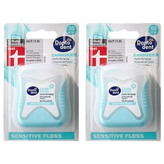 dm Dontodent 薄荷牙線, 2個, 1入, 50m