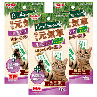 Petio 派地奧 貓的元氣草 毛球 下部尿路健康護理肉泥, 鮪魚, 40g, 3袋