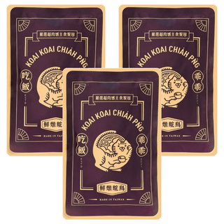 乖乖吃飯 嚴選超肉感主食餐包 鮮燉鴕鳥, 100g, 3包