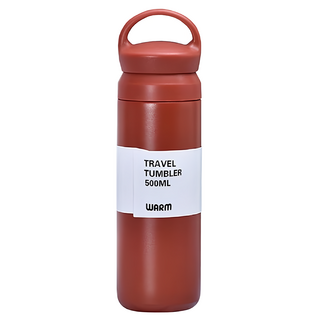 304不鏽鋼保溫杯 TRAVEL TUMBLER, 紅色, 500ml, 1個