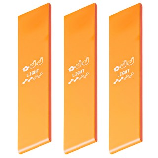 瑜珈健身彈力帶 E179 15磅 21g, 3條, 暮色橘