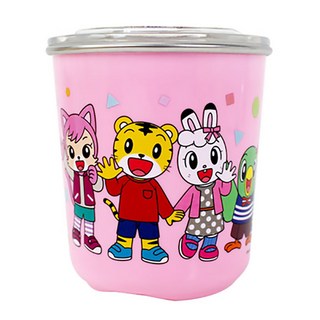 巧虎 可愛不鏽鋼水杯, 粉色, 1個