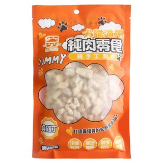 咕沛日常 寵物純肉零食 雞肉凍乾, 1個, 純雞丁, 100g