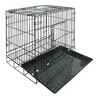 折疊式狗籠, 黑色, 1個