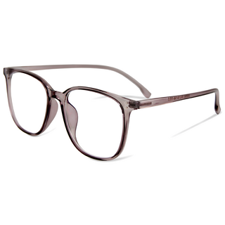 ALEGANT 冰川極簡時尚 TR90輕量方框 UV400濾藍光眼鏡