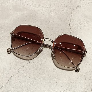 Mepsi 女士時尚半框漸層太陽眼鏡