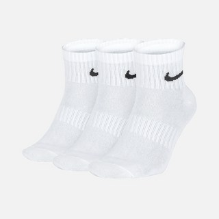 NIKE 耐吉 日常舒適氣墊中筒襪 SX7677-100 3雙組