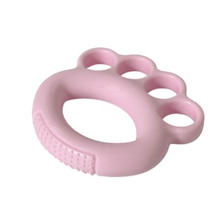 VOLAR 分指型矽膠握力器 初學者用 10LB, 1個, 北歐粉