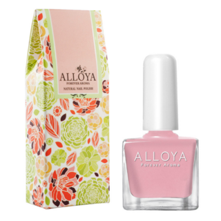 ALLOYA 愛若雅 無毒水性指甲油 純水製 孕婦孩童可用 快乾且持久 剝除即卸除, 193 嵐中伶娜, 10ml, 1瓶