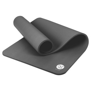 ALEAF NBR 加寬瑜珈墊, 深灰色, 1個
