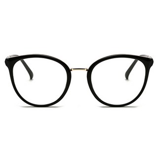 Enclair 女性素面圓形抗藍光眼鏡