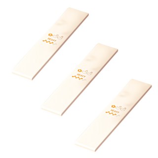 小麥購物 瑜珈健身彈力帶 E179 20磅 3條 奶油白 健身輔助, 600 x 49 x 0.9mm