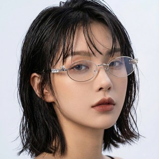 Raffident Jude 橢圓形水鑽眼鏡框