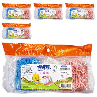 Q Pi DUCK 俏皮鴨 扁線牙線棒, 300支, 5袋