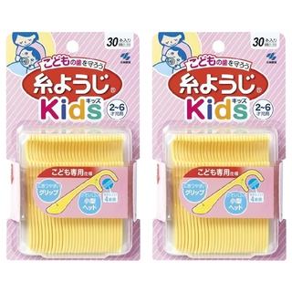 小林製藥 小孩的牙線 2-6歲, 30支, 2包