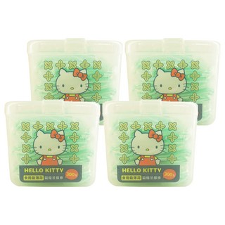 Hello Kitty 食用級薄荷扁線牙線棒 清潔口腔, 300支, 4盒