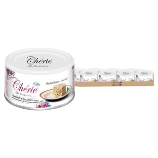 Cherie 法麗 幼齡貓 全營養主食罐 慕斯, 雞肉, 80g, 24罐