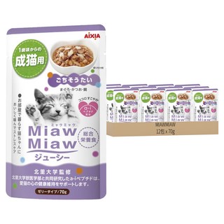 MIAWMIAW 妙喵主食軟包, 鯛魚, 70g, 12包