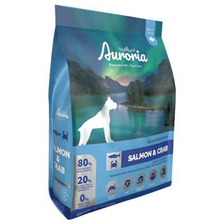 Auroria 極光 無穀天然犬糧 全齡犬, 1包, 454g, 鮭魚 + 雪蟹