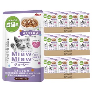 MIAWMIAW 妙喵主食軟包, 鯛魚, 70g, 36包