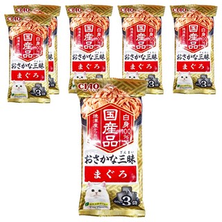 INABA CIAO 啾嚕 豪華魚三昧餐包, 鮪魚, 180g, 6袋