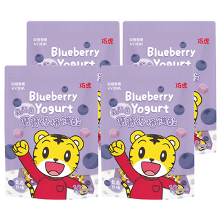 KYODA 京田製菓 巧虎寶寶乳酸菌優格餅乾, 藍莓, 26g, 4包