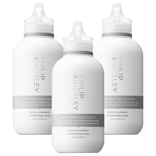 PHILIP KINGSLEY 菲利浦金斯利 柔敏溫和髮浴 250ml 無添加系列, 3瓶