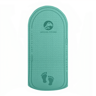 MICHAEL FITNESS 麥克健身 跳繩墊 墨綠色 140*66*0.8cm 靜音減震 雙面防滑, 1個