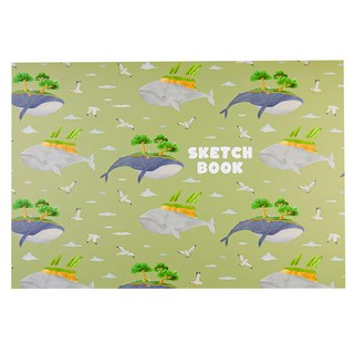 conifer 綠的事務 柔伊插畫Ⅳ繪圖本 天空遨遊 兒童繪畫塗鴉素描本, 8K(26 x 38cm), 40張, 1本