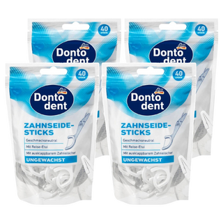 dm Dontodent 超滑牙線棒, 40支, 4包