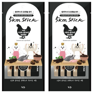 Chogong 朝貢 元氣營養肉泥 犬貓用 含黑藜麥 含褐藻糖膠 單包分裝, 烏骨雞口味, 56g, 2袋