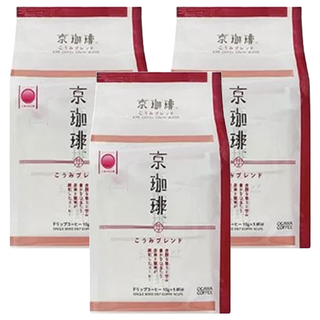 OGAWA 小川珈琲 京都吟味百饌 醇厚京咖啡 濾掛式, 10g, 5包, 3袋